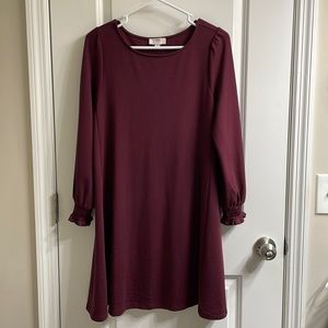 Maroon Loft Dress